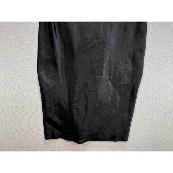 Ambrielle Women's Lace V Neck Sleepwear Mini Dress Lightweight Size M Black - Picture 4 of 11